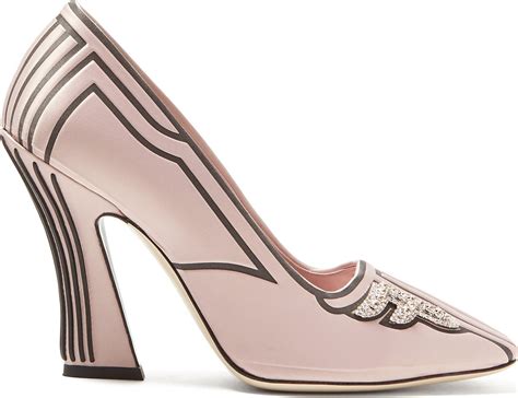 fendi crystal heels|Fendi pumps for women.